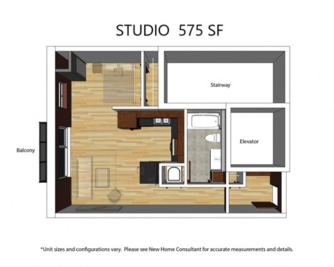Studio Floor Plan